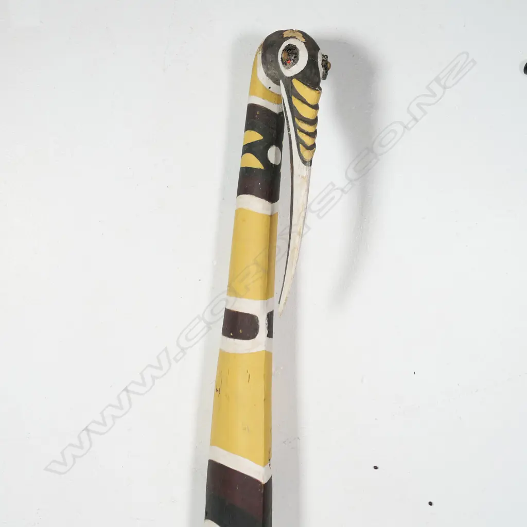 A PNG gogodala tonaga ceremonial basket hook, Image 1++