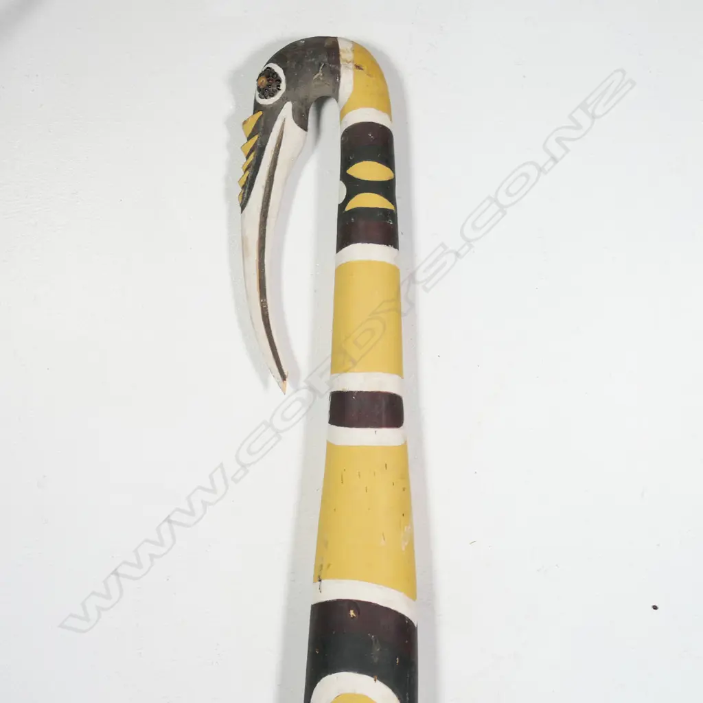 A PNG gogodala tonaga ceremonial basket hook, Image 1++