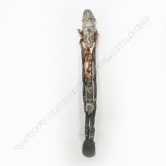 A PNG Ancestor wooden carved statue,