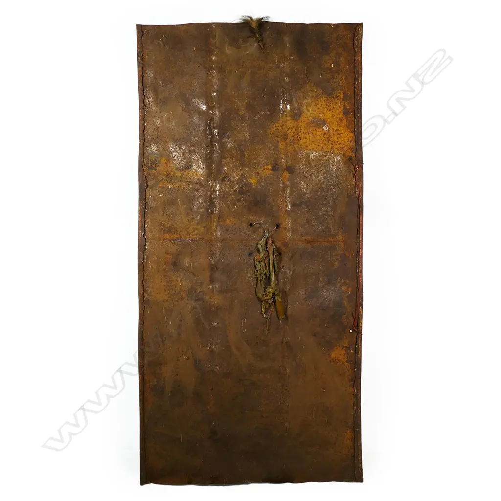 A Phantom metal shield with painted skull, Image 1++