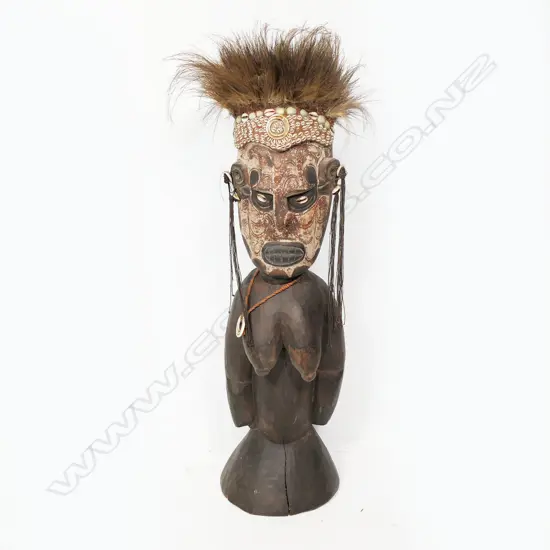 A Sepik River women ancestor figure,