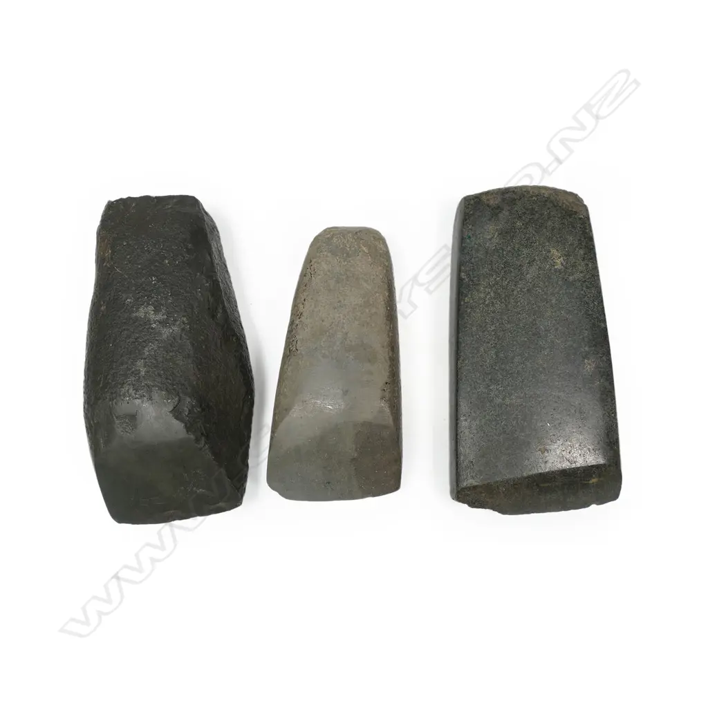 Three small stone adzes, Image 1++