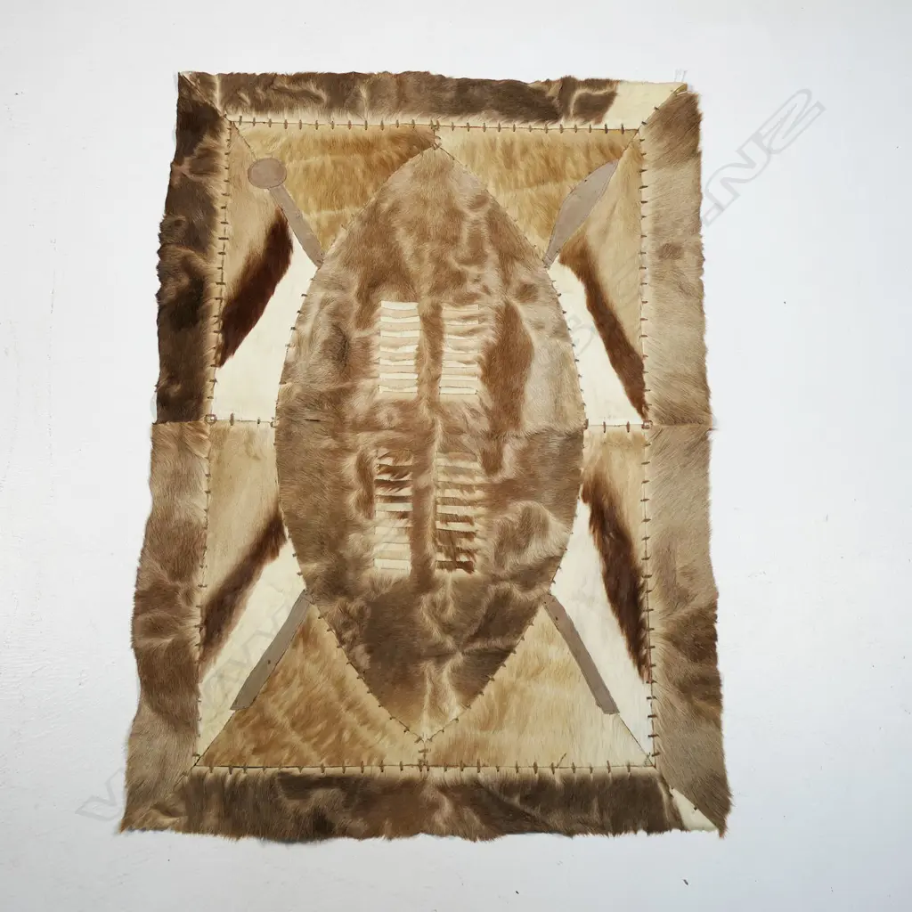 Springbok hide wall hanging rug, Image 1++