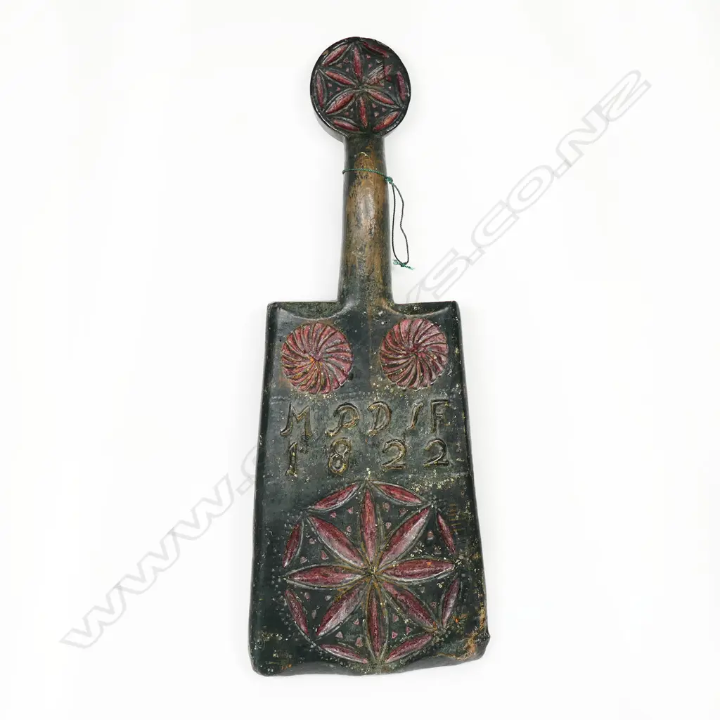 An early 19thC Danish banketræ (paddle beater) Image 1++