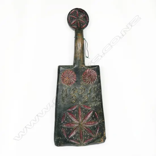 An early 19thC Danish banketræ (paddle beater)