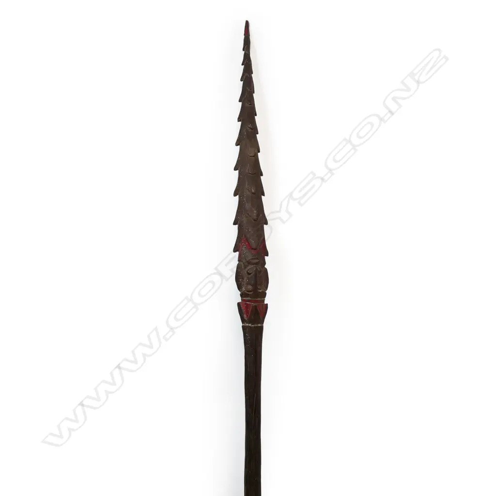A Papua New Guinean pig killing spear Image 1++