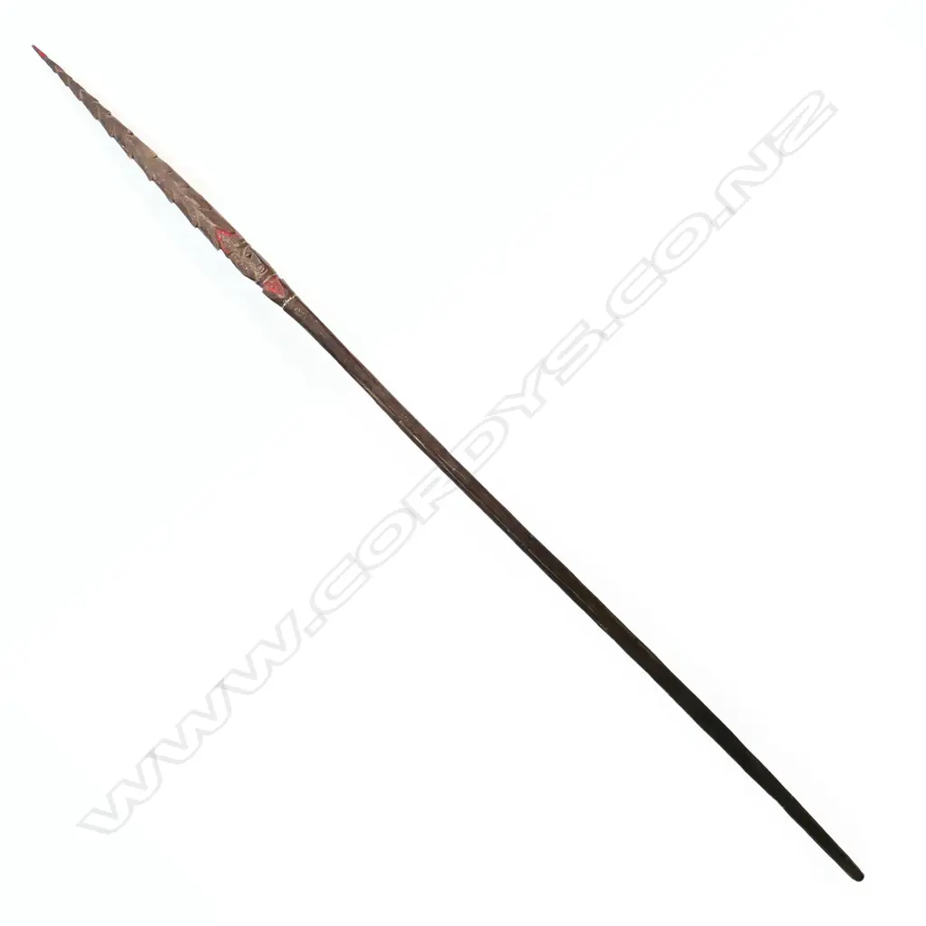 A Papua New Guinean pig killing spear Image 1++