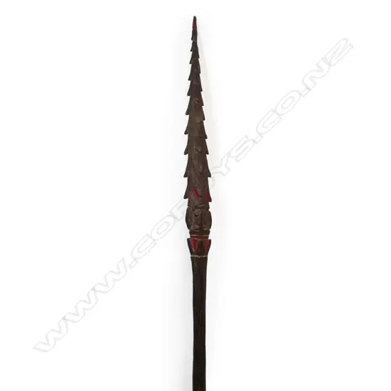 A Papua New Guinean pig killing spear