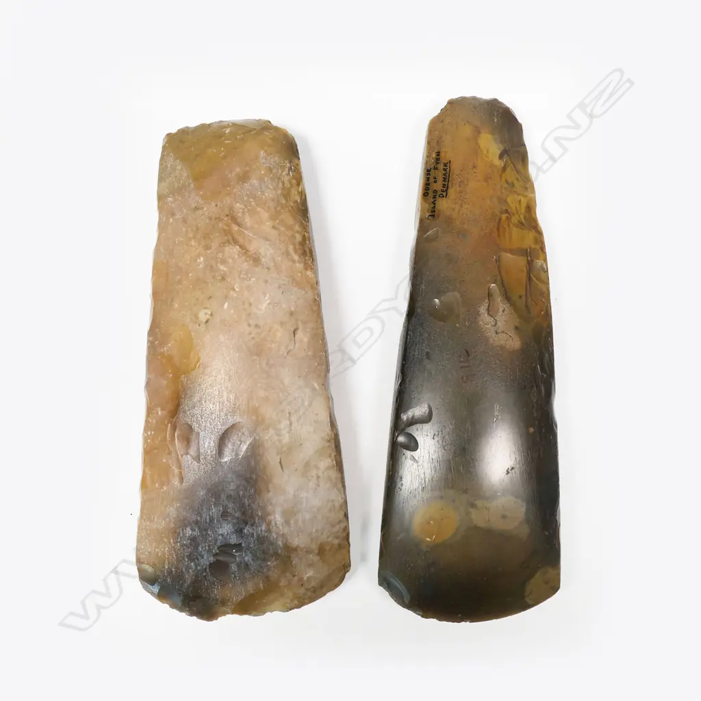 A Neolithic flint axe head Image 1++