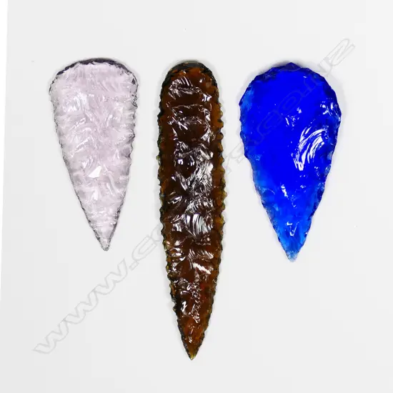 Three Kimberley glass points