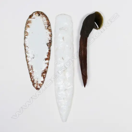 Two Kimberley glass spear points