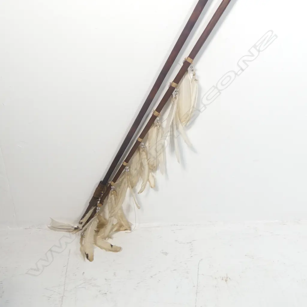 Two Papuan ceremonial spears Image 1++