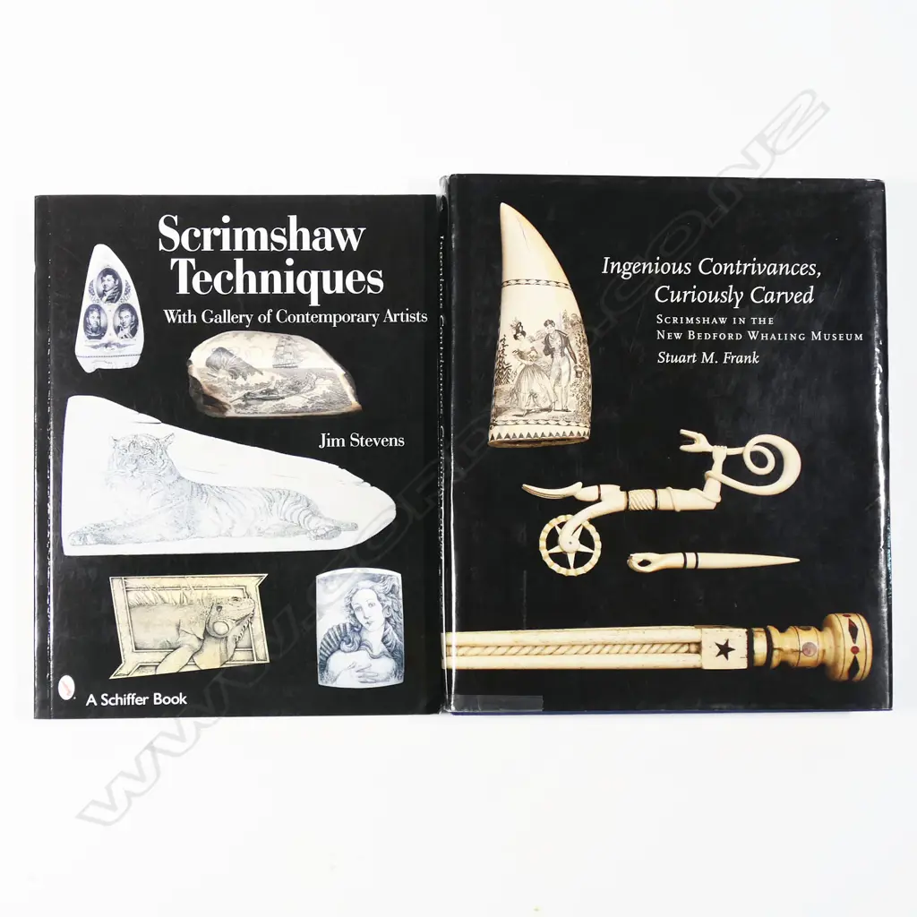 Two books on Scrimshaw (click for details) Image 1++
