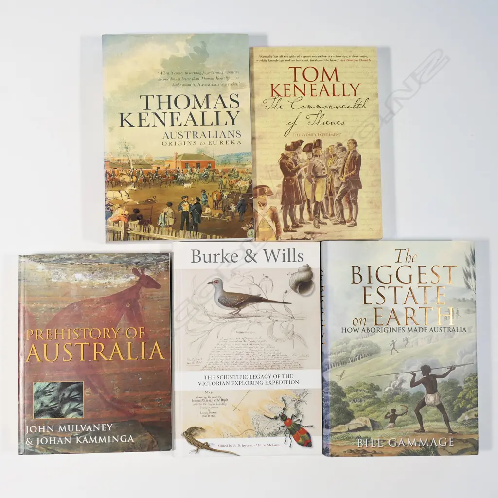 Five various Australian books Image 1++
