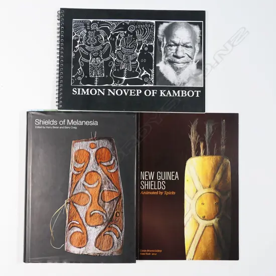 Three books: Melanesian shields and art: (click for details)