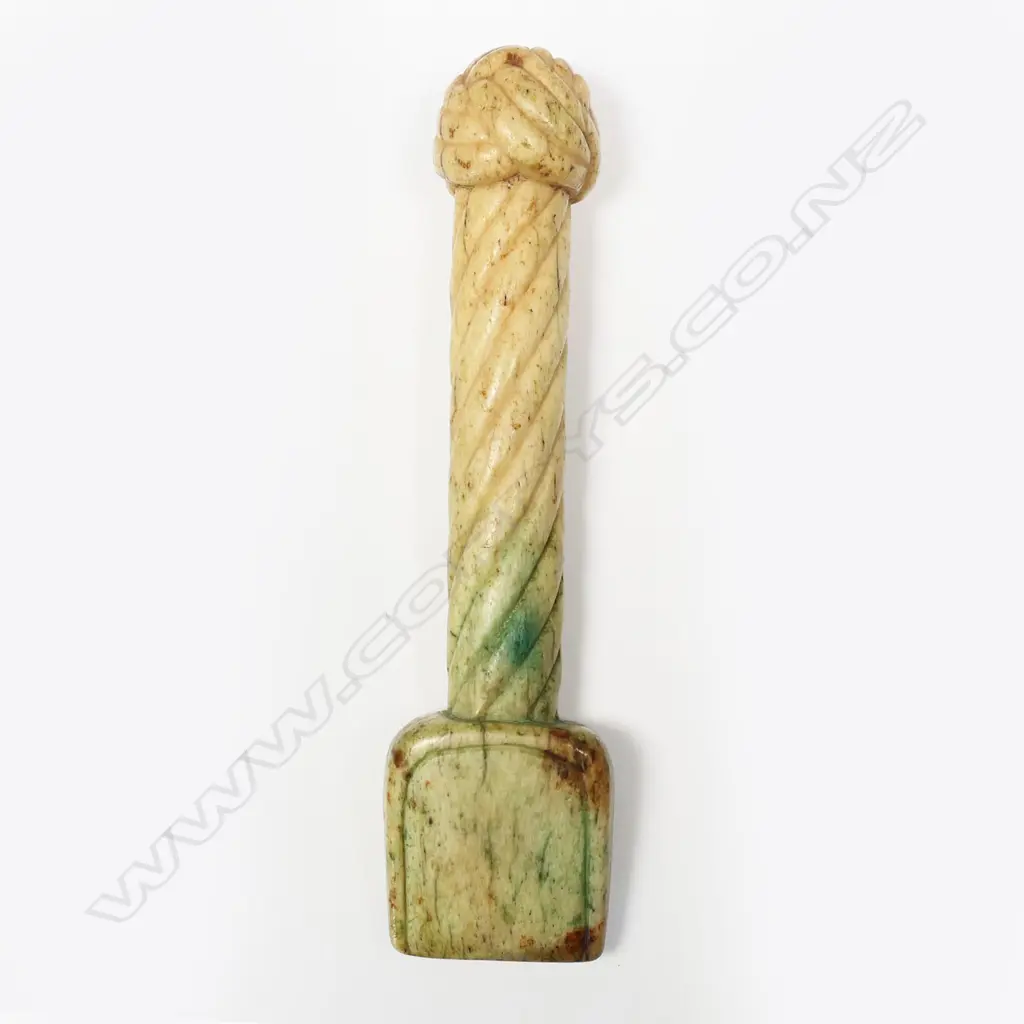 A rare 19thC sailmaker's whalebone seam rubber Image 1++