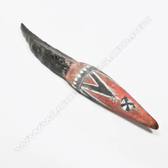 An obsidian bladed dagger