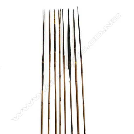 A collection of various Melanesian arrows