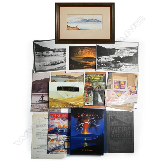 A collection of various books on New Zealand Art