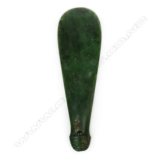 A good large old Māori mere pounamu