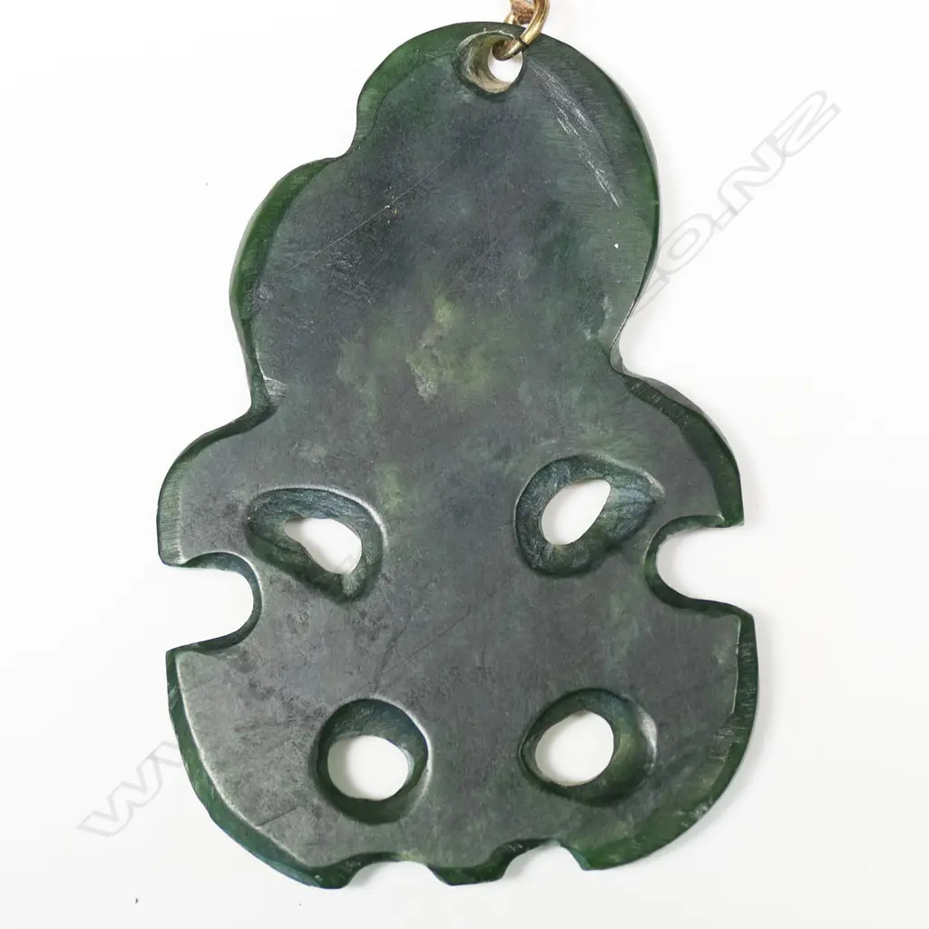 A 20thC pounamu hei tiki Image 1++