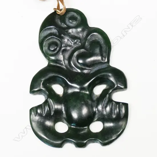 A 20thC pounamu hei tiki