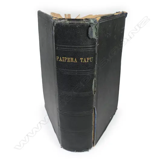 An 1887 Māori language Rickit Family Bible