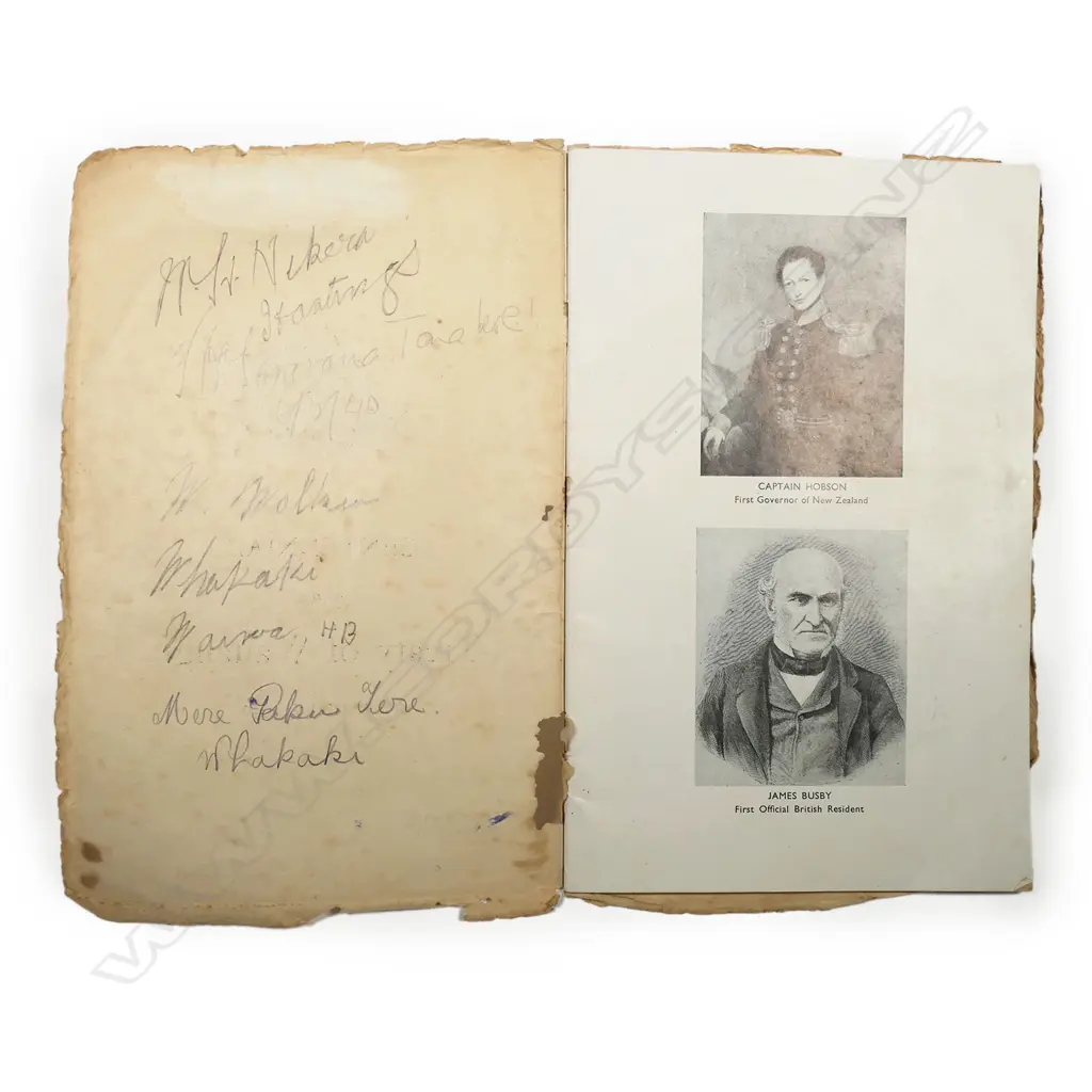 A Souvenir Programme 'Centennial of the Treaty of Waitangi 6 February 1940' Image 1++