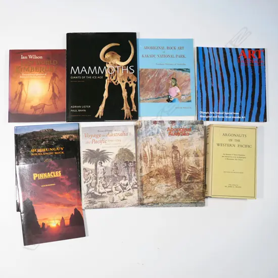 A collection of nine reference books and booklets