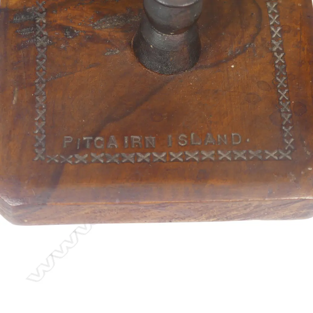 A good old Pitcairn Island carved dark hardwood flying fish sculpture Image 1++