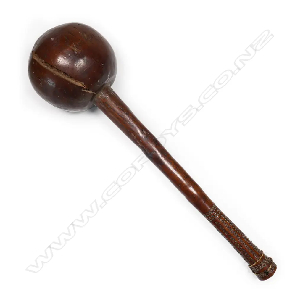 A 20thC Fijian Ula throwing club Image 1++