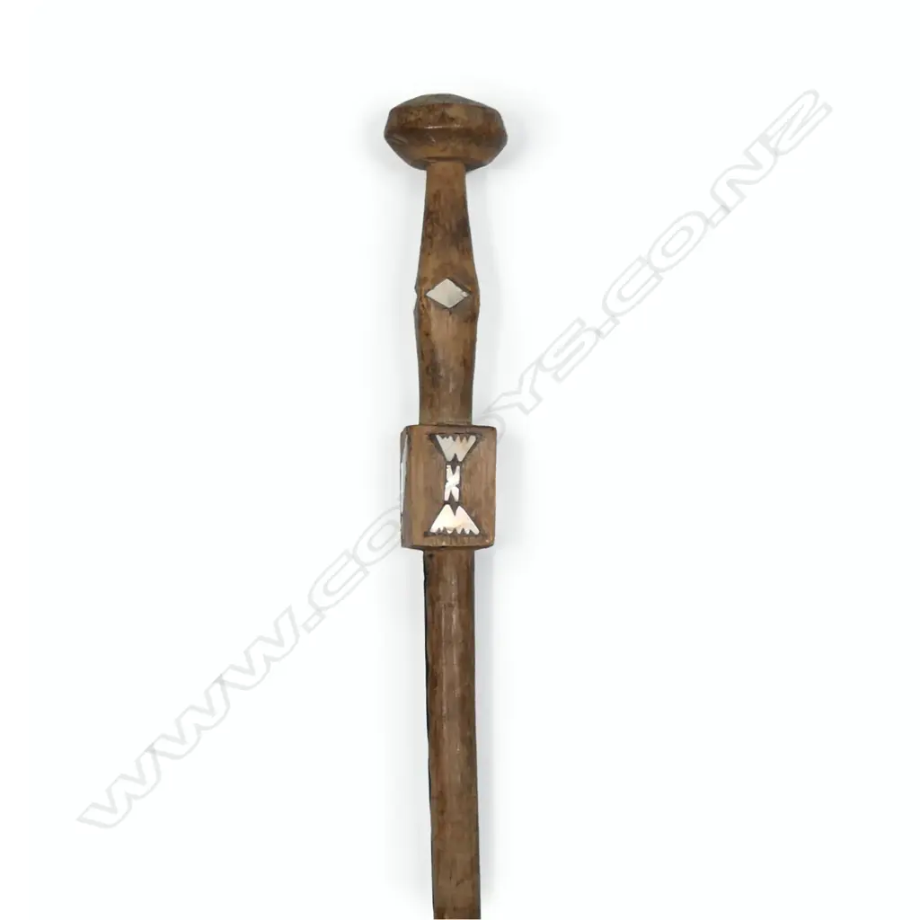 A vintage Solomon Islands walking stick Image 1++