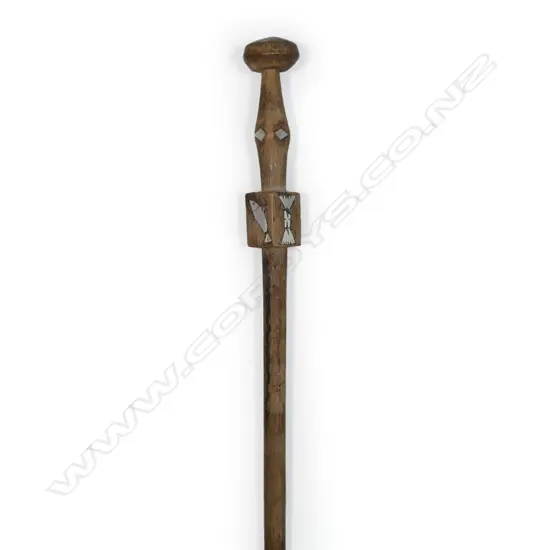 A vintage Solomon Islands walking stick