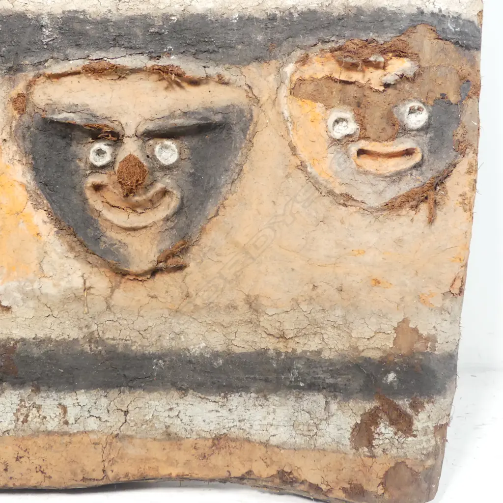 A rare old Vanuatu circumcision initiation ritual large panel Image 1++