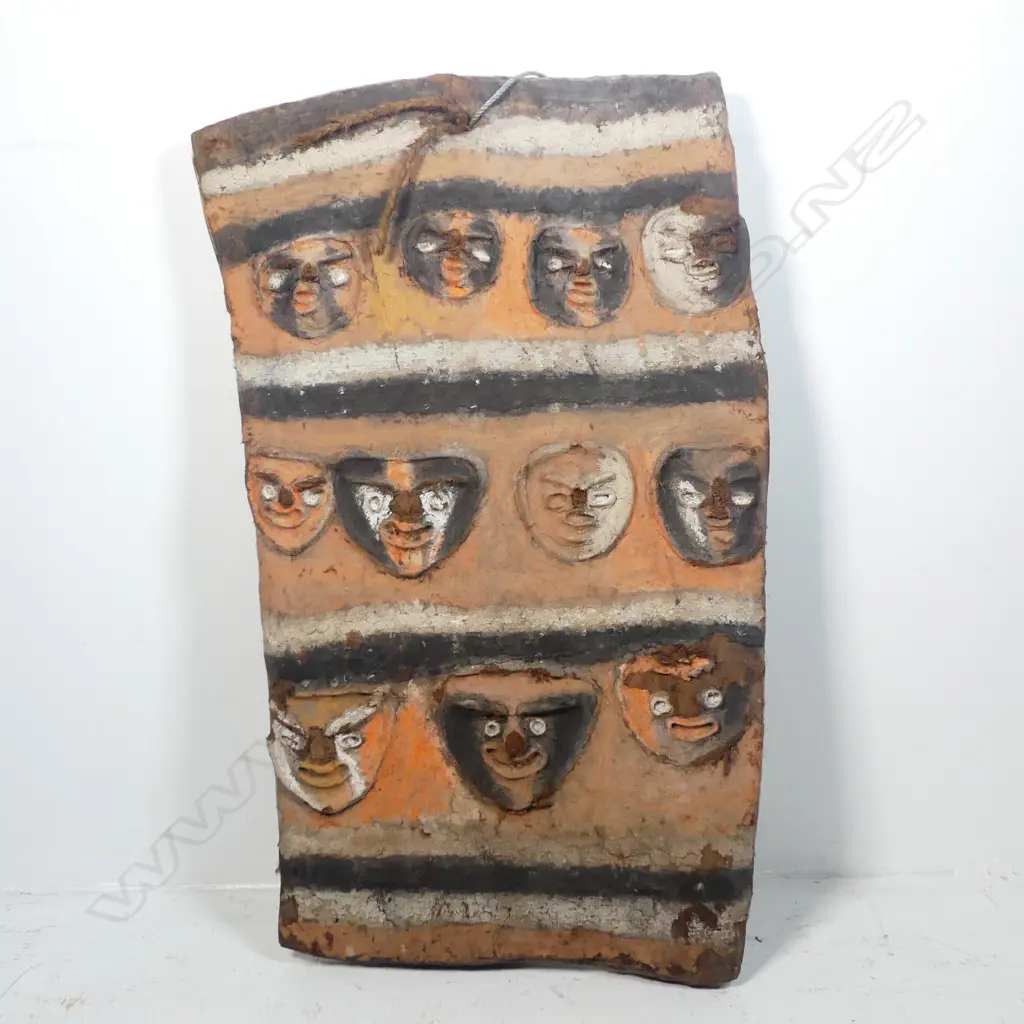 A rare old Vanuatu circumcision initiation ritual large panel Image 1++