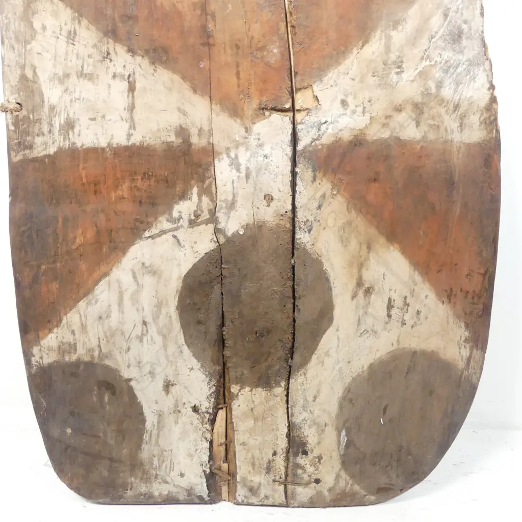 An old PNG Melpa People Western highlands fighting shield Image 1++