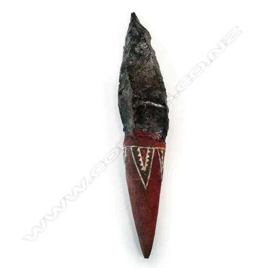 A large PNG obsidian dagger