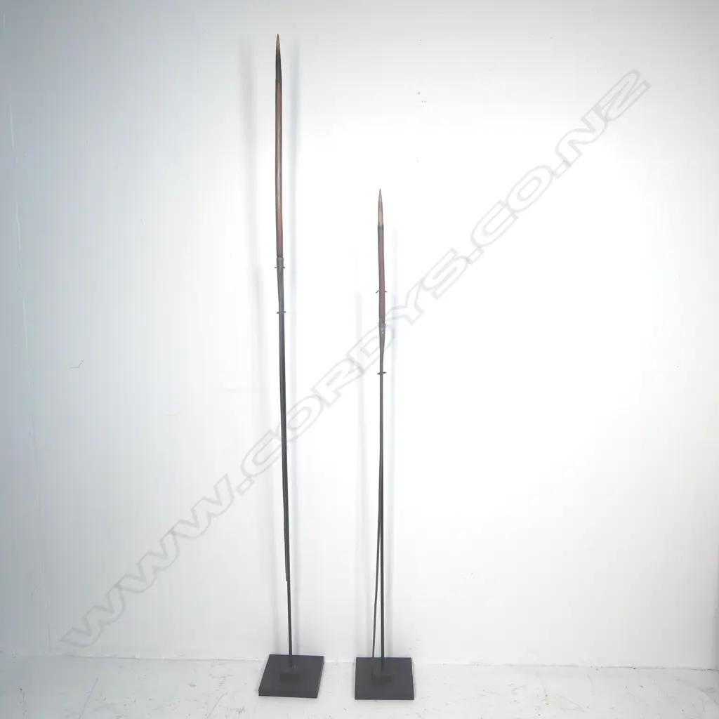 Two mounted African spears Image 1++