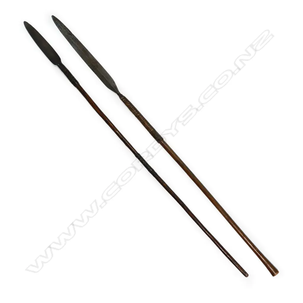 Two Zulu Iklwa short spears Image 1++