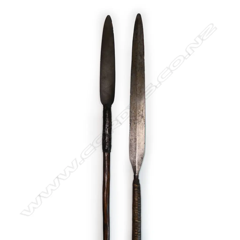 Two Zulu Iklwa short spears Image 1++