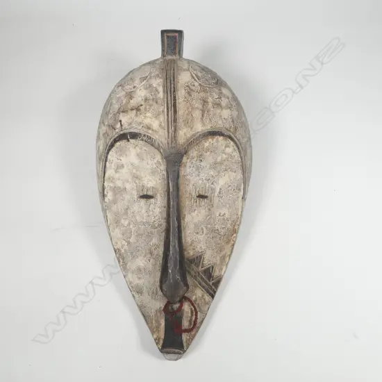 An African Fang mask of hollow form