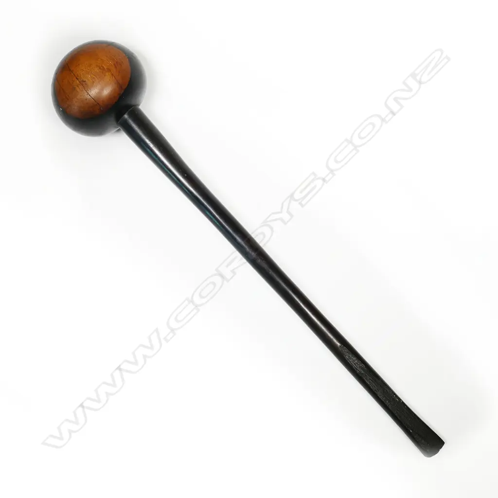 A vintage African knobkerrie ebony club Image 1++