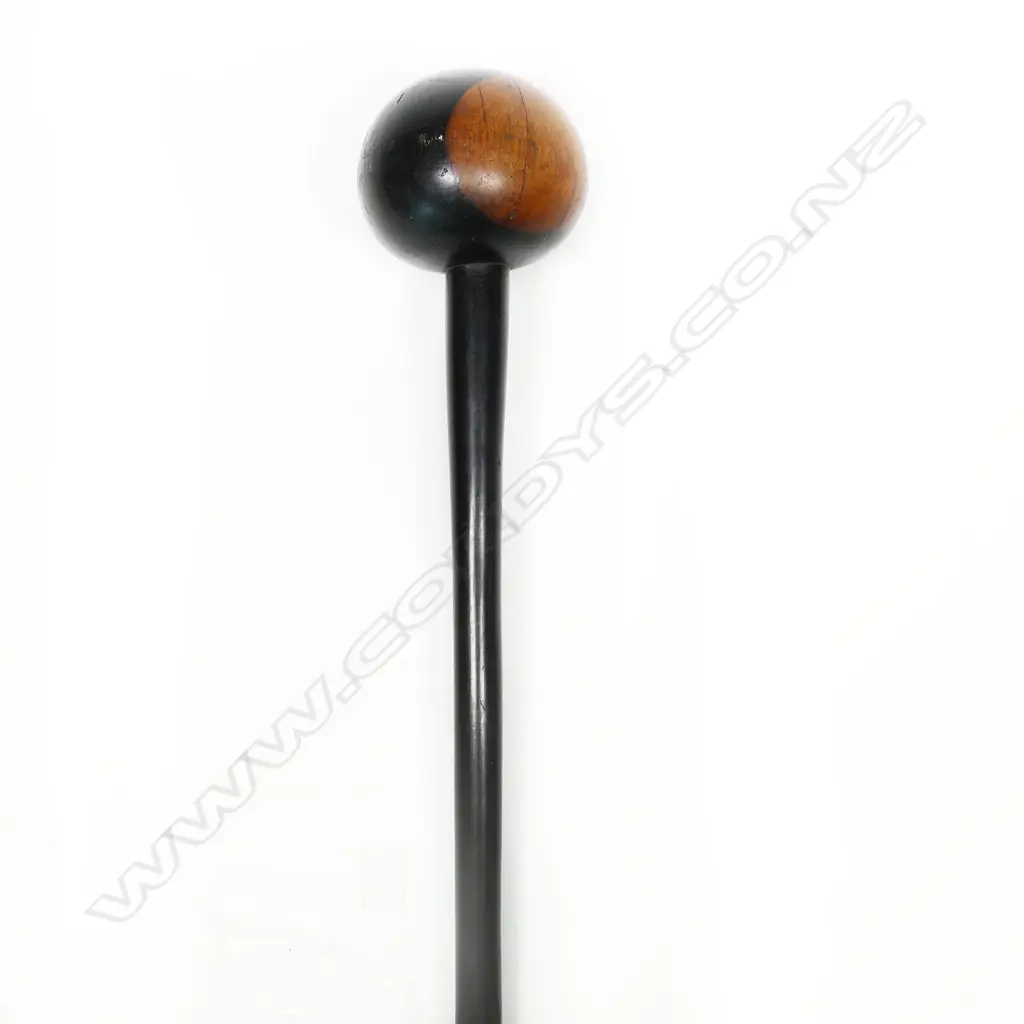 A vintage African knobkerrie ebony club Image 1++