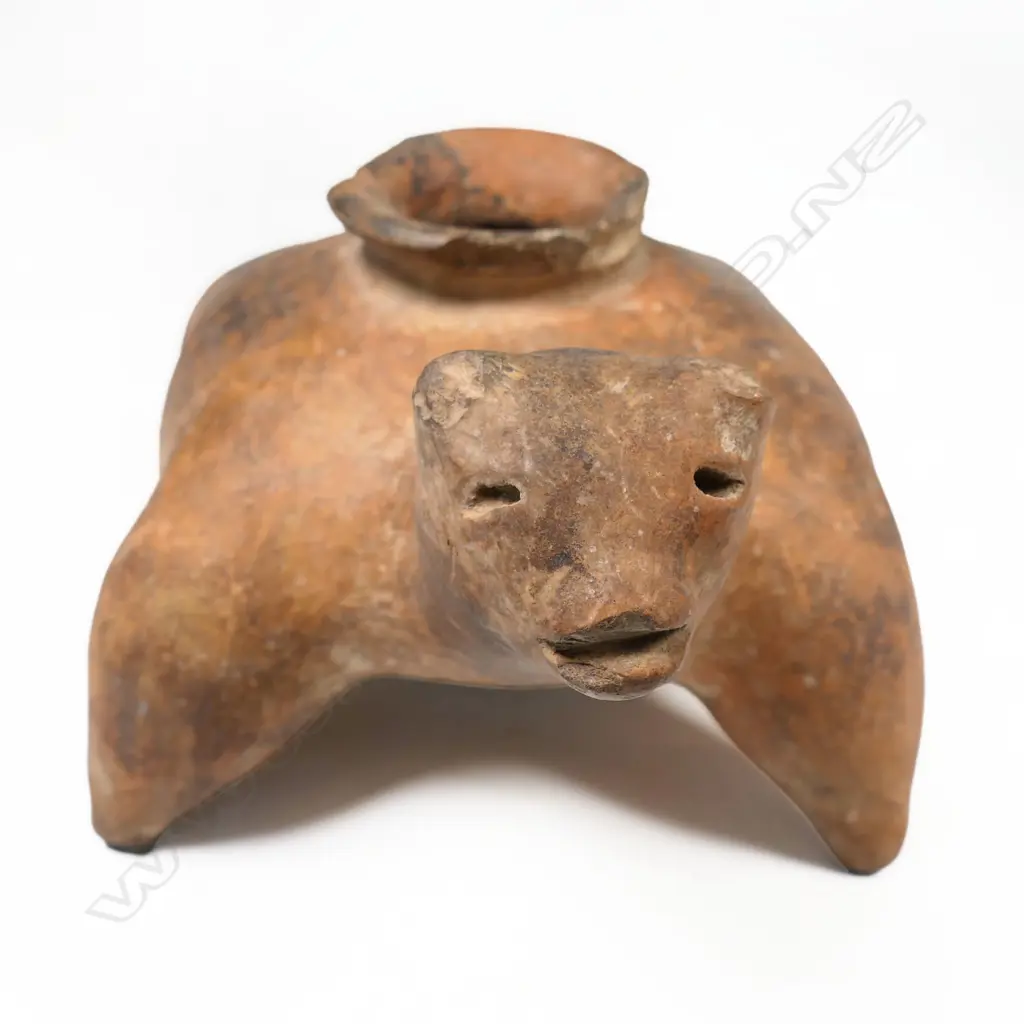 Pre-Columbian Colima Mythical Vessel Figure, Image 1++