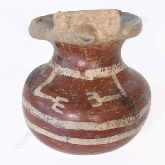 Pre-Columbian Chancay Anthropomorphic Vessel,