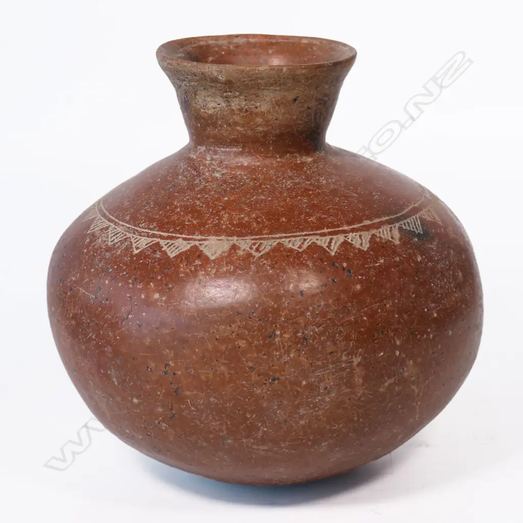 Pre-Columbian Ovoid Vase, Image 1++