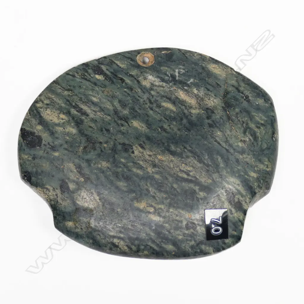 A Pre-Columbian Serpentine Stone Pendant, Image 1++