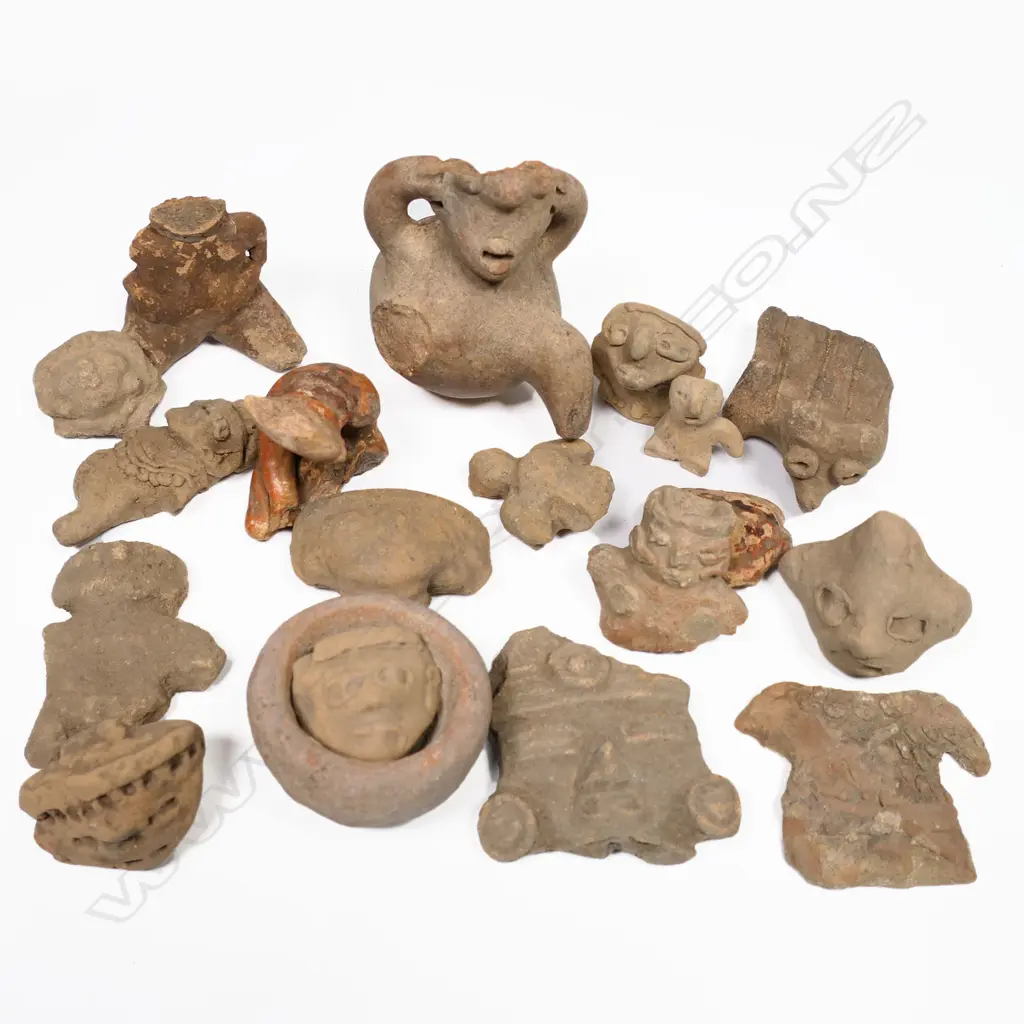 Eighteen Assorted Pre-Columbian Pieces, Image 1++