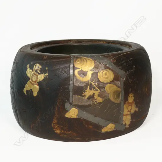 A Decorative Japanese Meiji Period Hibachi or Brazier,