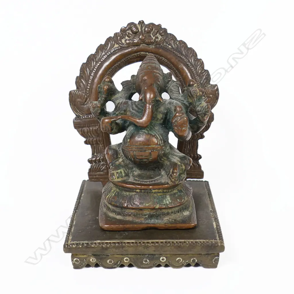 19thC Indian Ganesha Figure, Image 1++